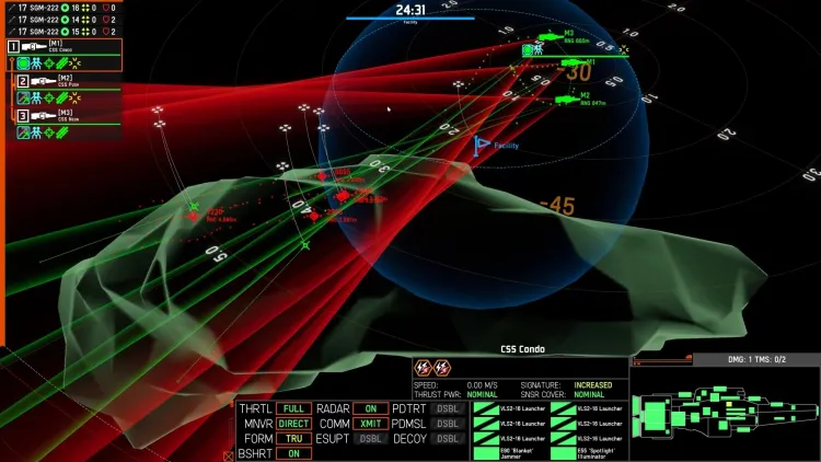 Скриншот NEBULOUS: Fleet Command (Ранний доступ) — 2