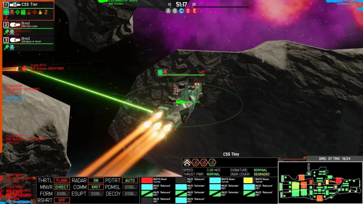 Скриншот NEBULOUS: Fleet Command (Ранний доступ) — 3