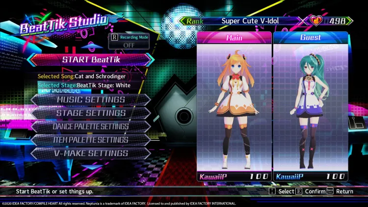 Скриншот Neptunia Virtual Stars — 1