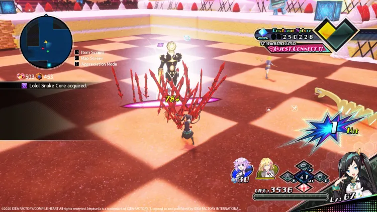 Скриншот Neptunia Virtual Stars — 2