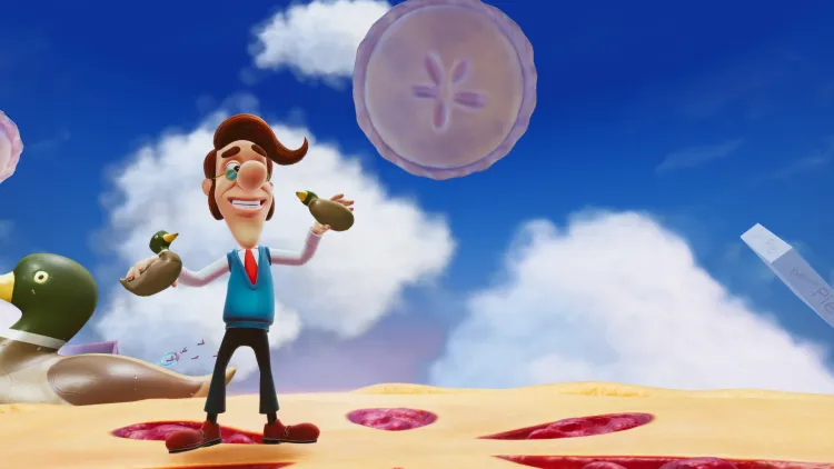 Скриншот Nickelodeon All-Star Brawl - Hugh Neutron Brawler Pack DLC — 1