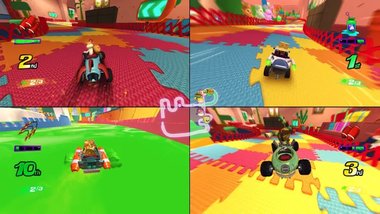 Скриншот Nickelodeon Kart Racers (Nintendo Switch - Цифровая версия) (EU) — 3