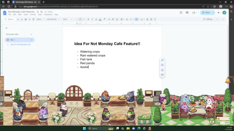 Скриншот Not Monday Cafe — 6