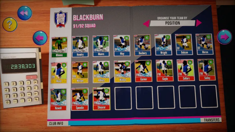 Скриншот NUTMEG! A Nostalgic Deckbuilding Football Manager — 5