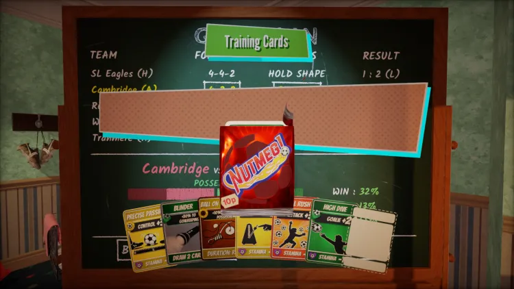 Скриншот NUTMEG! A Nostalgic Deckbuilding Football Manager — 6