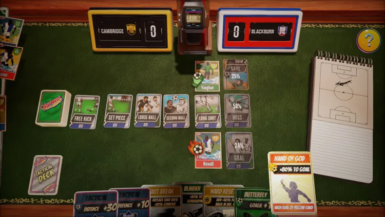 Скриншот NUTMEG! A Nostalgic Deckbuilding Football Manager — 9