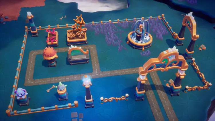 Скриншот Oddsparks: An Automation Adventure - Craftsman's Elemental Decorations Pack DLC — 2