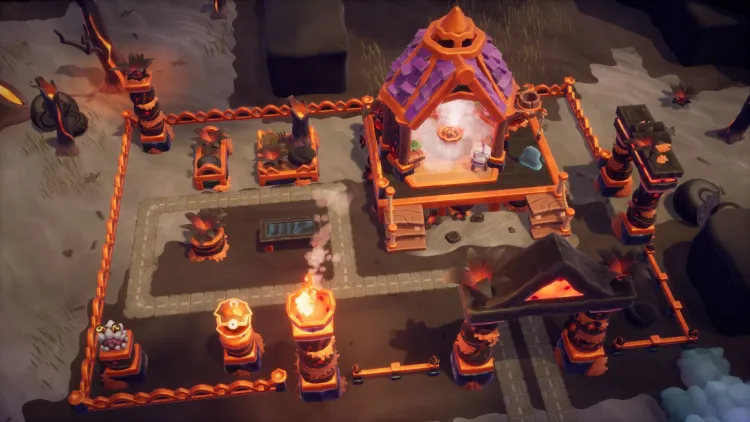 Скриншот Oddsparks: An Automation Adventure - Craftsman's Elemental Decorations Pack DLC — 3