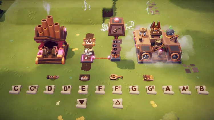 Скриншот Oddsparks: An Automation Adventure - Making Music DLC — 1