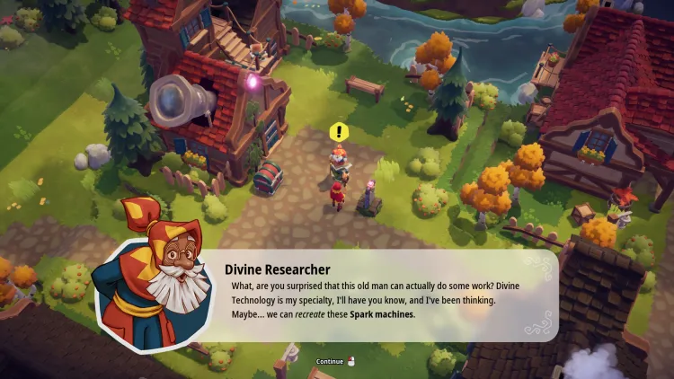 Скриншот Oddsparks: An Automation Adventure — 4