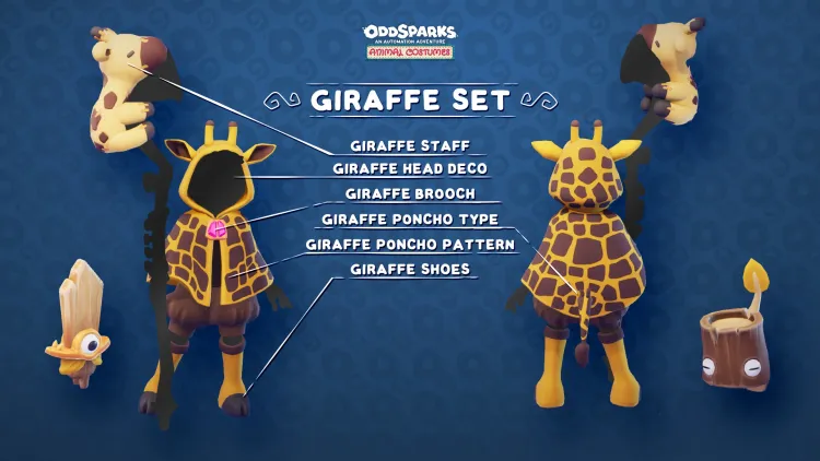 Скриншот Oddsparks: An Automation Adventure - Tailor's Animal Costumes Pack DLC — 1