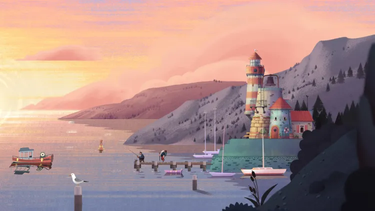 Скриншот Old Man's Journey — 1