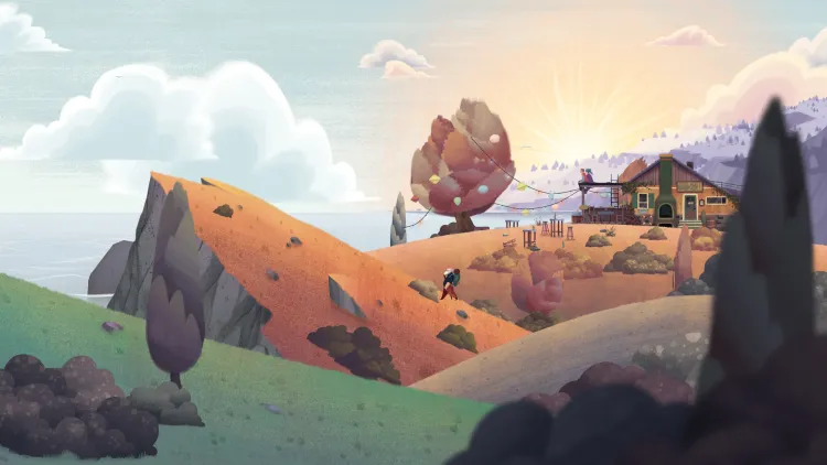 Скриншот Old Man's Journey — 2