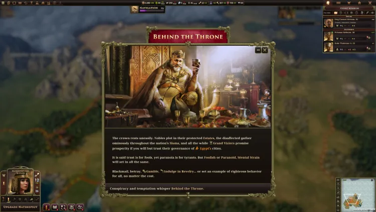 Скриншот Old World - Behind the Throne DLC — 3