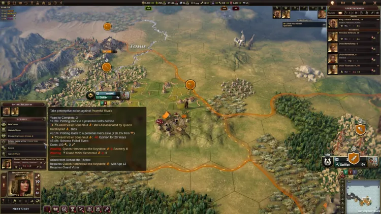 Скриншот Old World - Behind the Throne DLC — 8