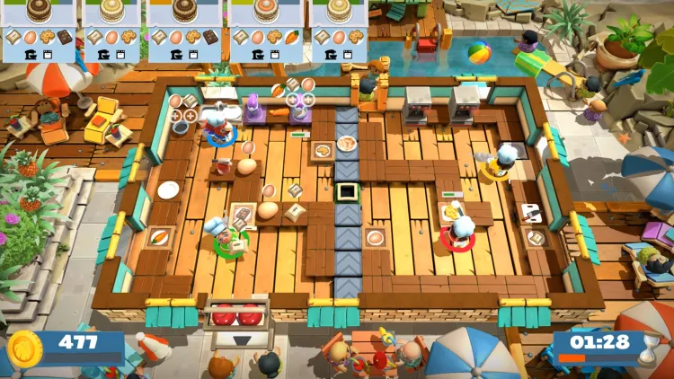 Скриншот Overcooked! 2 - Surf 'n' Turf DLC — 2