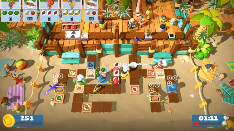 Скриншот Overcooked! 2 - Surf 'n' Turf DLC — 3