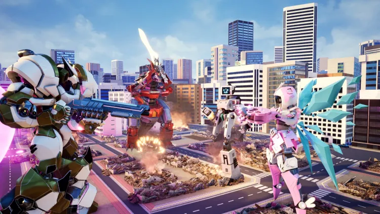 Скриншот Override: Mech City Brawl Super Mega Charged Edition — 4