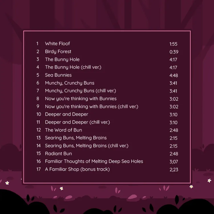 Скриншот Paquerette Down the Bunburrows - Soundtrack — 5