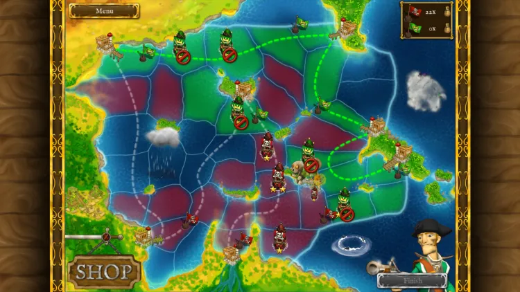 Скриншот Pirates vs Corsairs: Davy Jones's Gold — 2