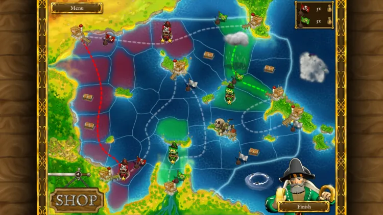 Скриншот Pirates vs Corsairs: Davy Jones's Gold — 4