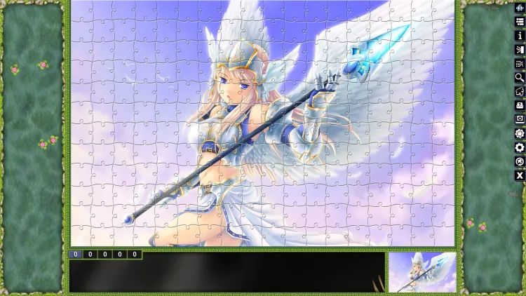 Скриншот Pixel Puzzles Illustrations & Anime - Jigsaw Pack: Angels DLC — 1