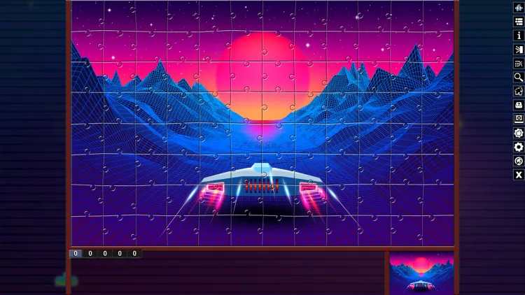 Скриншот Pixel Puzzles Illustrations & Anime - Jigsaw Pack: Cyberpunk DLC — 1