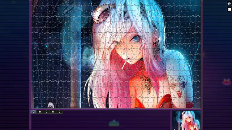 Скриншот Pixel Puzzles Illustrations & Anime - Jigsaw Pack: Cyberpunk DLC — 6