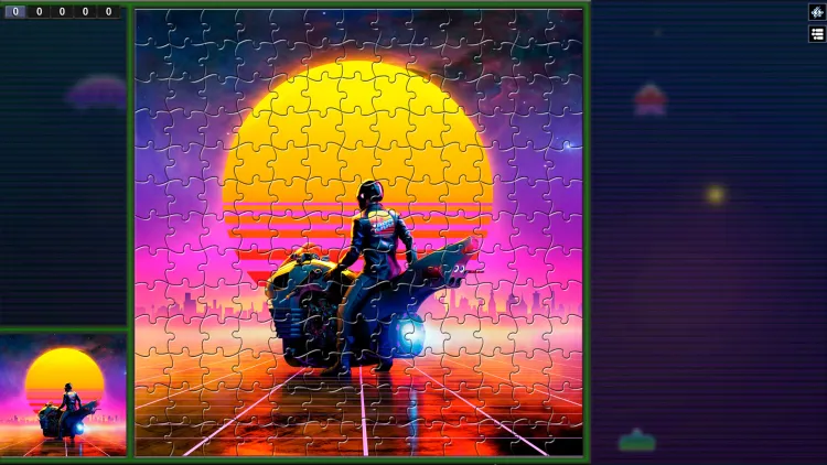Скриншот Pixel Puzzles Illustrations & Anime - Jigsaw Pack: Cyberpunk DLC — 7