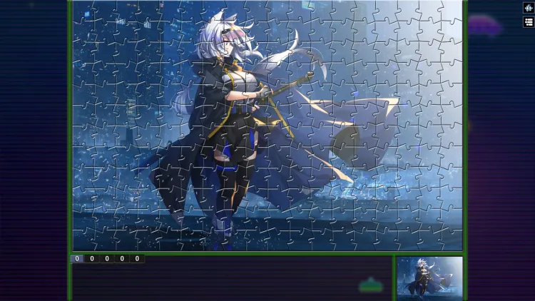 Скриншот Pixel Puzzles Illustrations & Anime - Jigsaw Pack: Cyberpunk DLC — 8