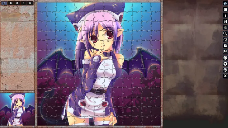 Скриншот Pixel Puzzles Illustrations & Anime - Jigsaw Pack: Dark Sided DLC — 3