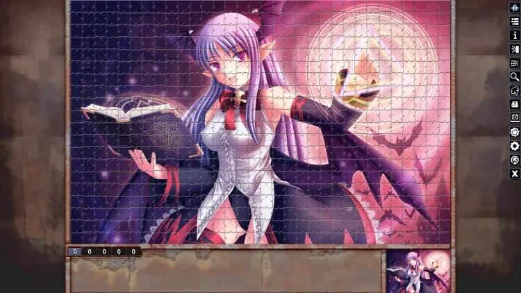 Скриншот Pixel Puzzles Illustrations & Anime - Jigsaw Pack: Dark Sided DLC — 4