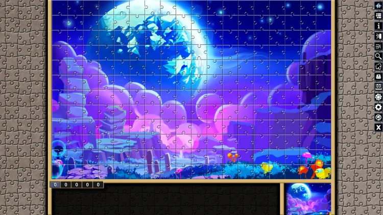 Скриншот Pixel Puzzles Illustrations & Anime - Jigsaw Pack: Distant Worlds DLC — 1