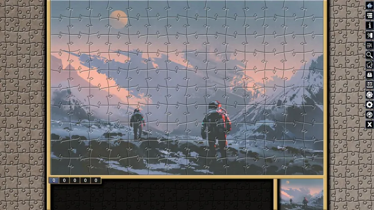 Скриншот Pixel Puzzles Illustrations & Anime - Jigsaw Pack: Distant Worlds DLC — 2