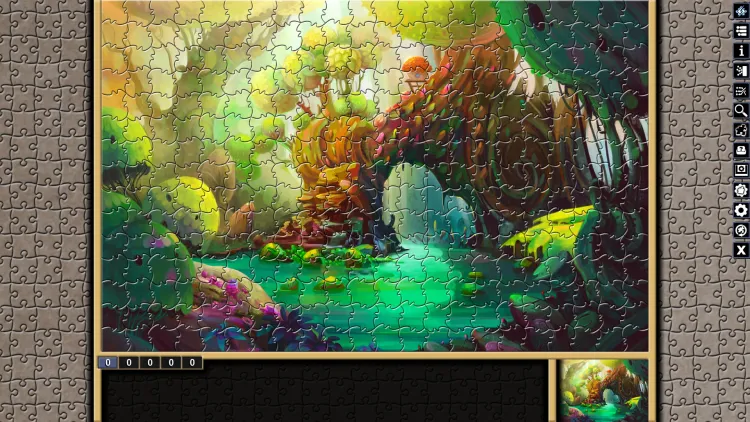 Скриншот Pixel Puzzles Illustrations & Anime - Jigsaw Pack: Distant Worlds DLC — 3