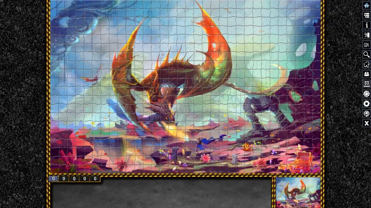 Скриншот Pixel Puzzles Illustrations & Anime - Jigsaw Pack: Dragons DLC — 3