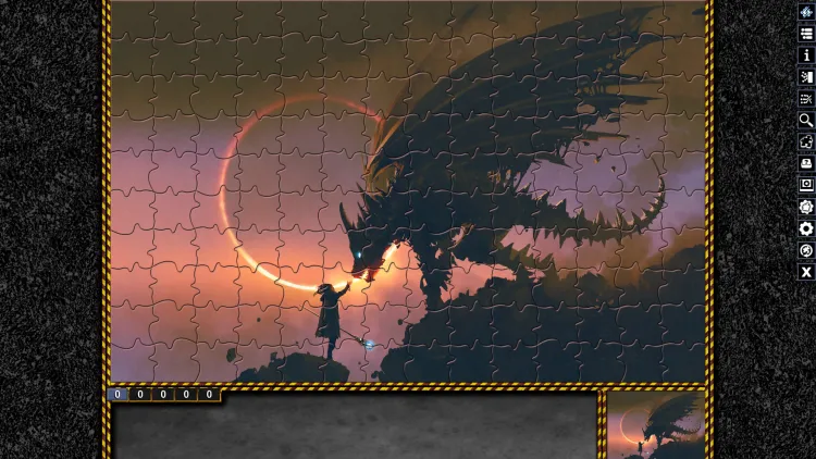 Скриншот Pixel Puzzles Illustrations & Anime - Jigsaw Pack: Dragons DLC — 5
