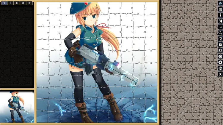 Скриншот Pixel Puzzles Illustrations & Anime - Jigsaw Pack: Gun Girls DLC — 1