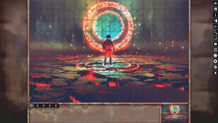 Скриншот Pixel Puzzles Illustrations & Anime - Jigsaw Pack: Horror DLC — 1