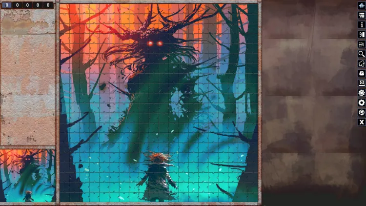 Скриншот Pixel Puzzles Illustrations & Anime - Jigsaw Pack: Horror DLC — 6