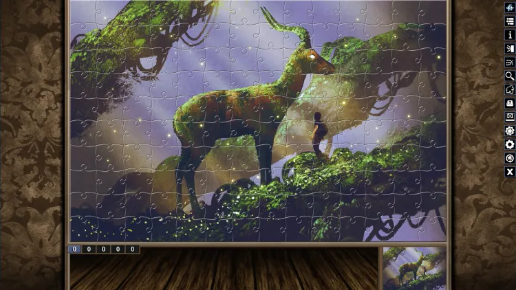 Скриншот Pixel Puzzles Illustrations & Anime - Jigsaw Pack: Legendary Beasts DLC — 4
