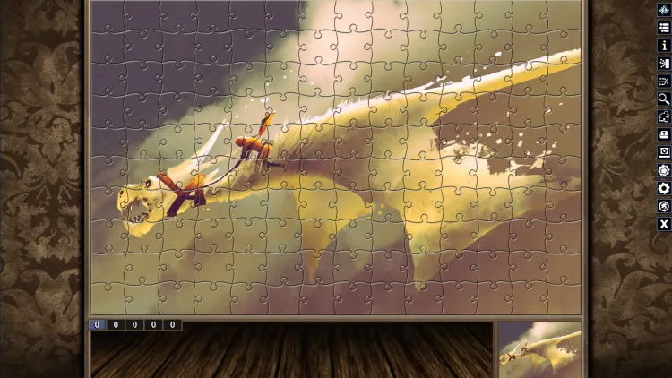 Скриншот Pixel Puzzles Illustrations & Anime - Jigsaw Pack: Legendary Beasts DLC — 6