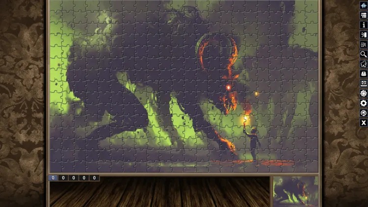 Скриншот Pixel Puzzles Illustrations & Anime - Jigsaw Pack: Legendary Beasts DLC — 8