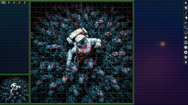 Скриншот Pixel Puzzles Illustrations & Anime - Jigsaw Pack: Sci-Fi DLC — 1