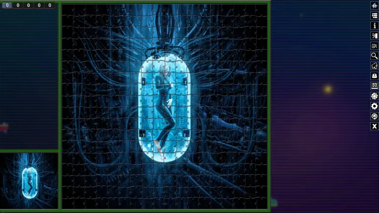 Скриншот Pixel Puzzles Illustrations & Anime - Jigsaw Pack: Sci-Fi DLC — 3