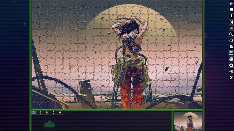 Скриншот Pixel Puzzles Illustrations & Anime - Jigsaw Pack: Sci-Fi DLC — 5