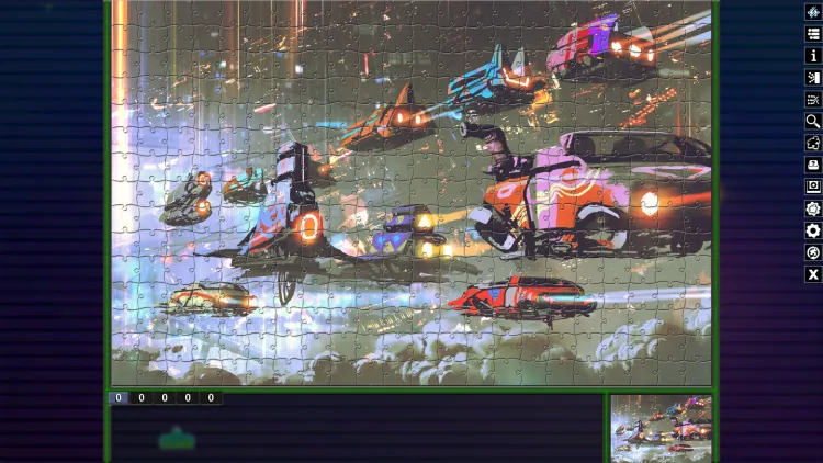 Скриншот Pixel Puzzles Illustrations & Anime - Jigsaw Pack: Sci-Fi DLC — 6