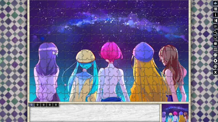 Скриншот Pixel Puzzles Illustrations & Anime - Jigsaw Pack: Space DLC — 2