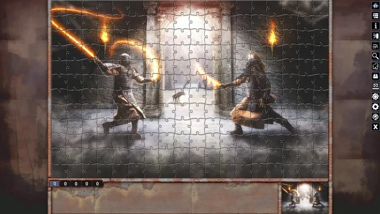 Скриншот Pixel Puzzles Illustrations & Anime - Jigsaw Pack: Warriors DLC — 2