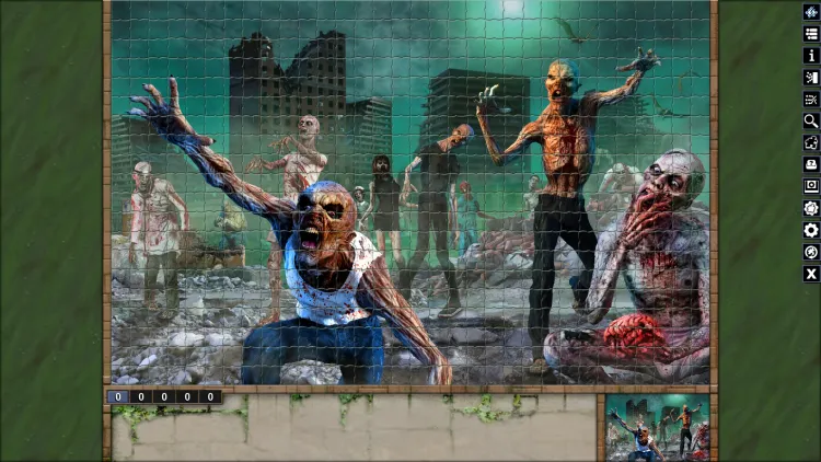 Скриншот Pixel Puzzles Illustrations & Anime - Jigsaw Pack: Zombies DLC — 3